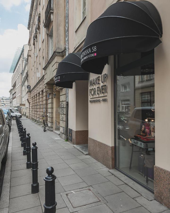 Mokotowska 67 Prywatne Mieszkanie Z Balkonem W Centrum Miasta I W Poblizu Ambasady Usa Samodzielne Zameldowanie! Self Check-In System! Warszawa Eksteriør billede